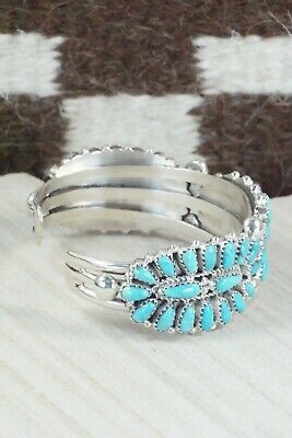 Turquoise & Sterling Silver Bracelet - Jaz Wilson