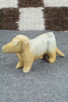 Dog Zuni Fetish Carving - Enrike Leekya