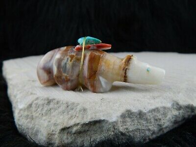Bear Zuni Fetish Carving - Michael Mahooty - High Lonesome Trading