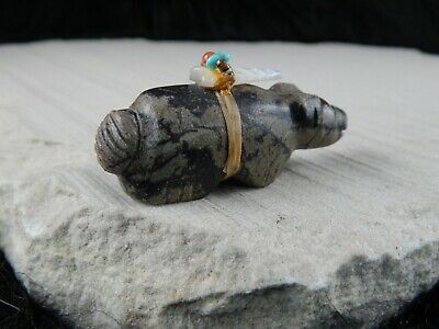 Bear Zuni Fetish Carving- Peter Gasper - High Lonesome Trading