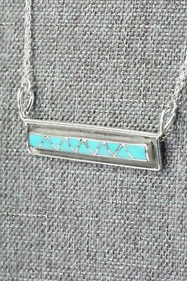 Turquoise & Sterling Silver Necklace - Laurie Kallestewa - High Lonesome Trading