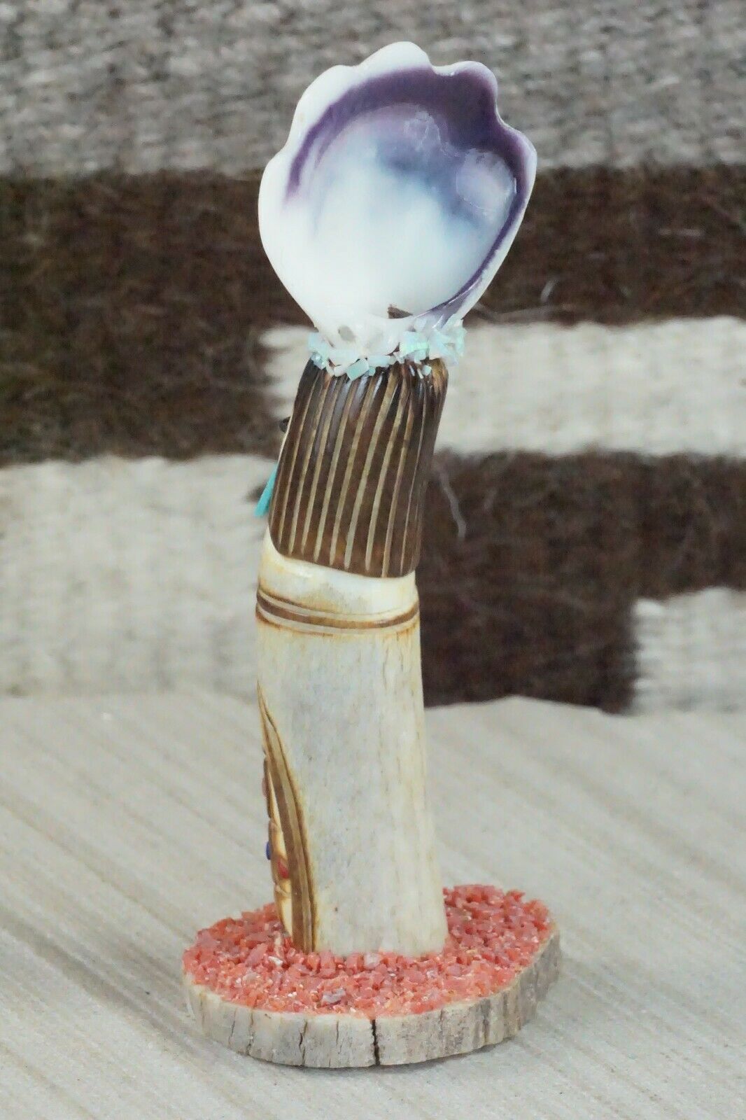 Corn Maiden Zuni Fetish Carving - Sullivan Shebola