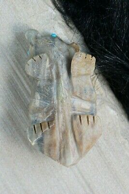 Badger Zuni Fetish Carving - Dane Malani - High Lonesome Trading