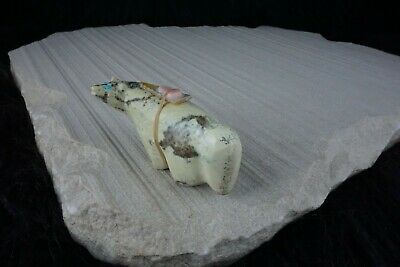 Wolf Zuni Fetish Carving - Delvin Leekya - High Lonesome Trading