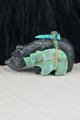 Bear Zuni Fetish Carving - Douglas Martza - High Lonesome Trading