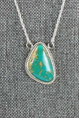 Navajo Turquoise & Sterling Silver Necklace - Annie Spencer