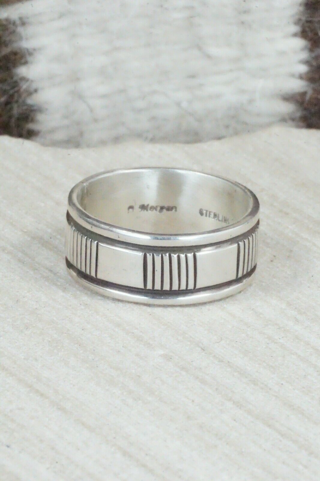Sterling Silver Ring - Bruce Morgan - Size 11.75