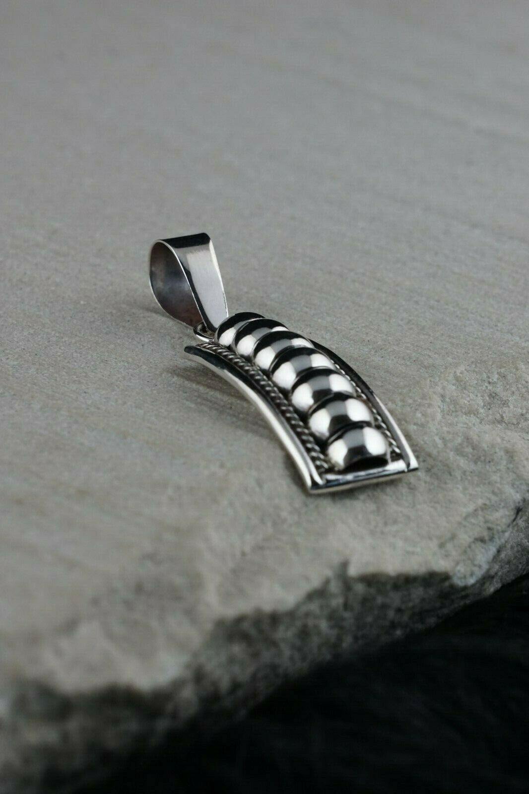 Sterling Silver Pendant - Thomas Charley - Navajo - High Lonesome Trading
