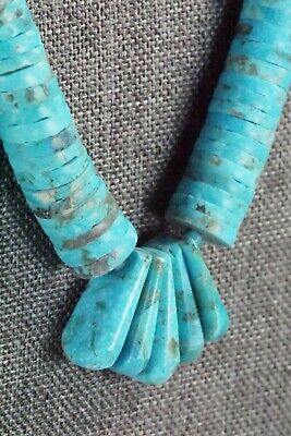 Turquoise & Sterling Silver Necklace - Lupe Lovato - High Lonesome Trading