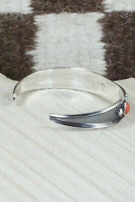 Turquoise, Coral & Sterling Silver Bracelet - Paul Largo