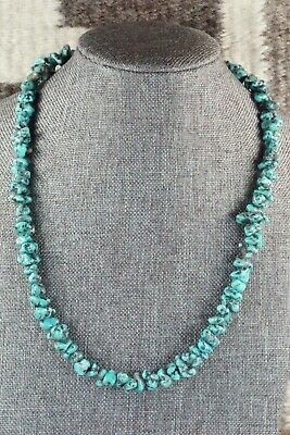 Turquoise & Sterling Silver Necklace - Louise Joe