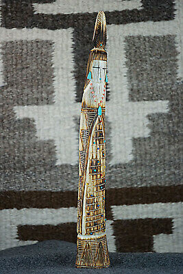 Corn Maiden Zuni Fetish Carving - Sullivan Shebola
