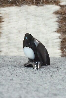 Penguin Zuni Fetish Carving - Calvert Bowannie