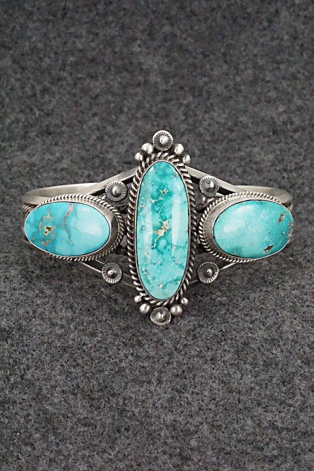 Turquoise & Sterling Silver Bracelet - Derrick Gordon