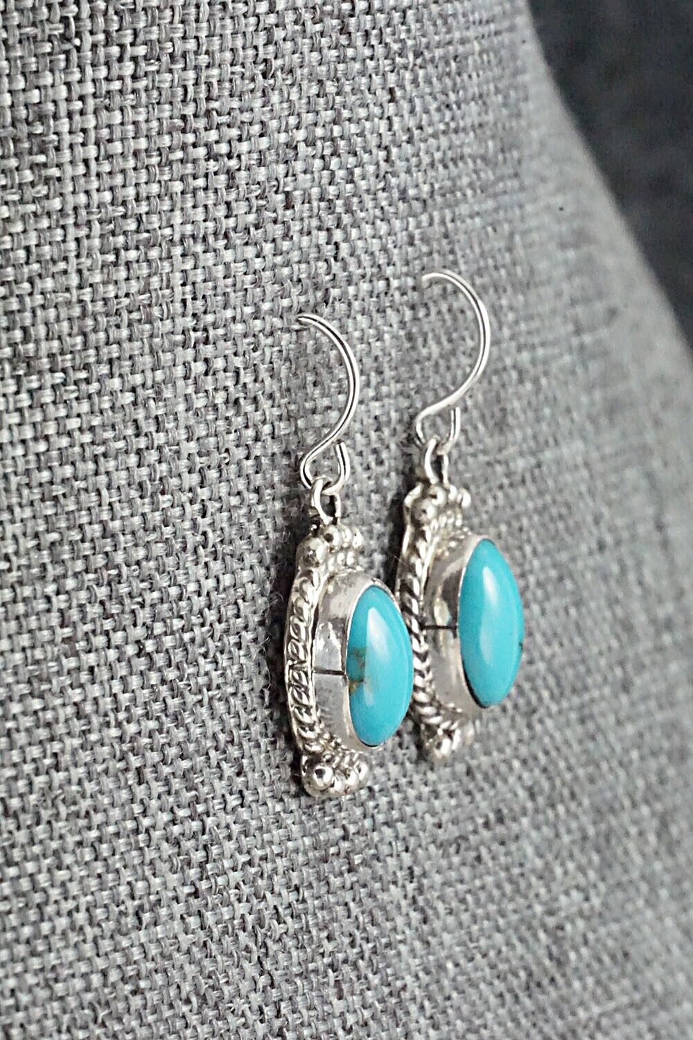 Turquoise & Sterling Silver Earrings - Jan Mariano