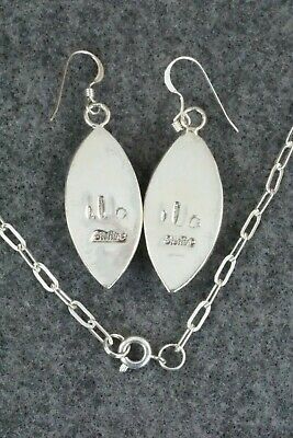 Multi Stone & Sterling Silver Necklace and Earrings Set - Leslie Lamy