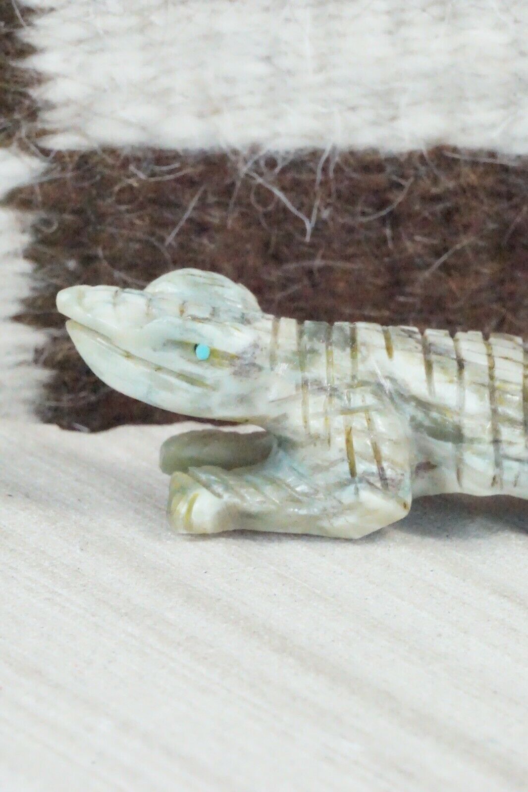 Lizard Zuni Fetish Carving - Tony Mackel