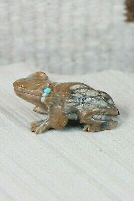 Frog Zuni Fetish Carving - Dane Malani - High Lonesome Trading