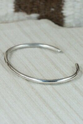 Navajo Sterling Silver Bracelet - Elaine Tahe