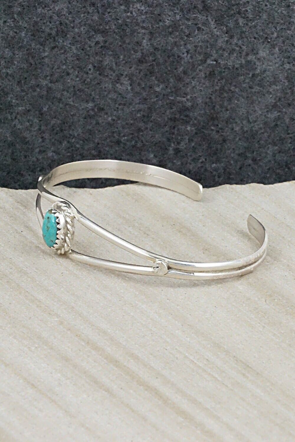 Turquoise & Sterling Silver Bracelet - Elton Cadman