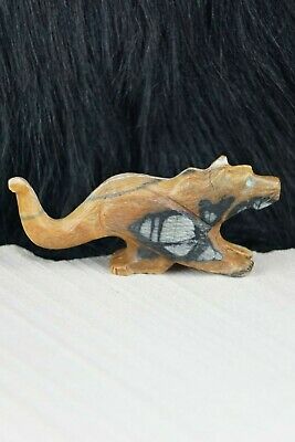 Mountain Lion Zuni Fetish Carving - Tony Mackel - High Lonesome Trading
