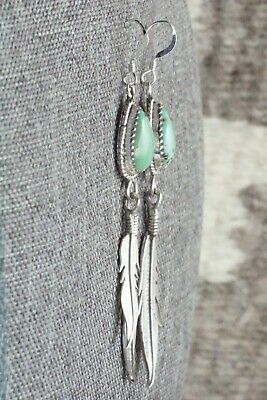 Turquoise & Sterling Silver Earrings - Judy Largo