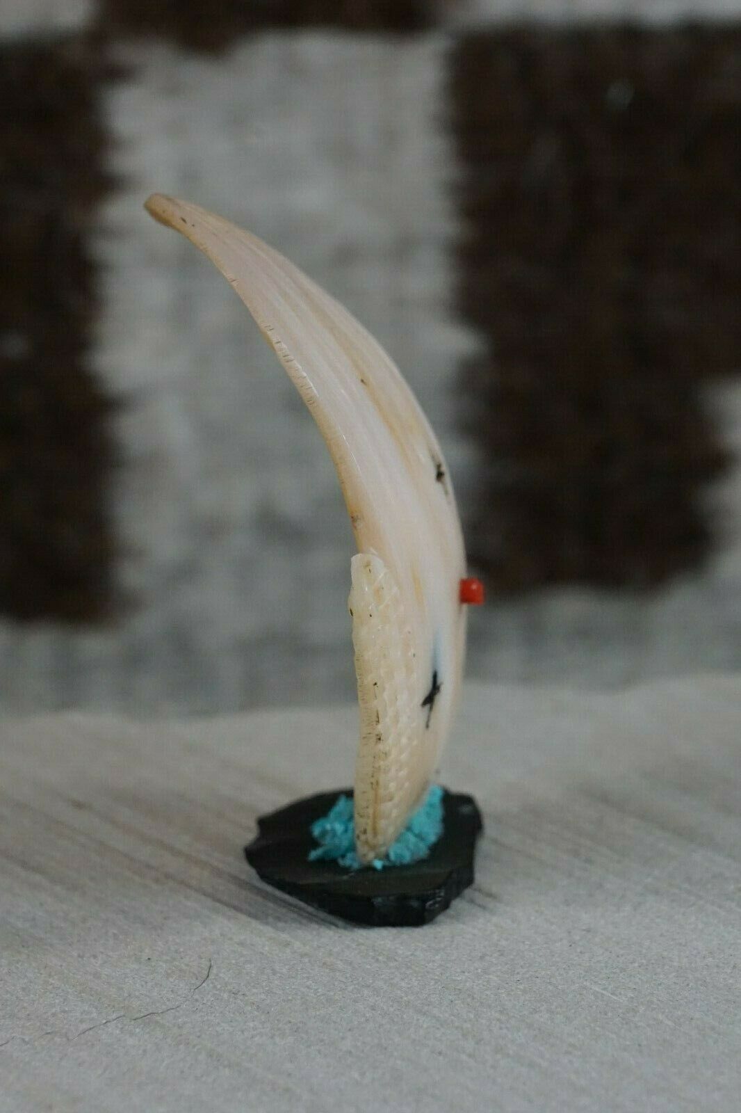 Corn Maiden Zuni Fetish Carving - Stuart Quandelacy - High Lonesome Trading
