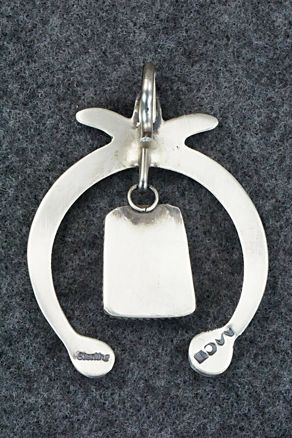 Spiny Oyster and Sterling Silver Naja Pendant - Martha Cayatineto