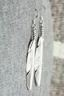 Sterling Silver Feather Earrings - Ben Begay