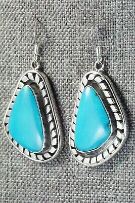Turquoise and Sterling Silver Earrings - Sharon McCarthy