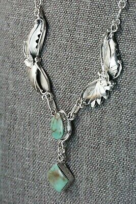 Turquoise & Sterling Silver Necklace - Sarah Yazzie
