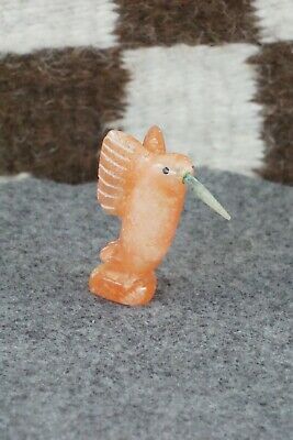 Humming Bird Zuni Fetish Carving - Justin Red Elk