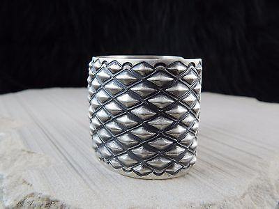 Navajo Sterling Silver Bracelet - Harold Joe - High Lonesome Trading