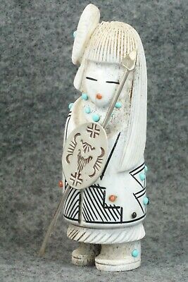 Hunter Zuni Fetish Carving - Claudia Peina