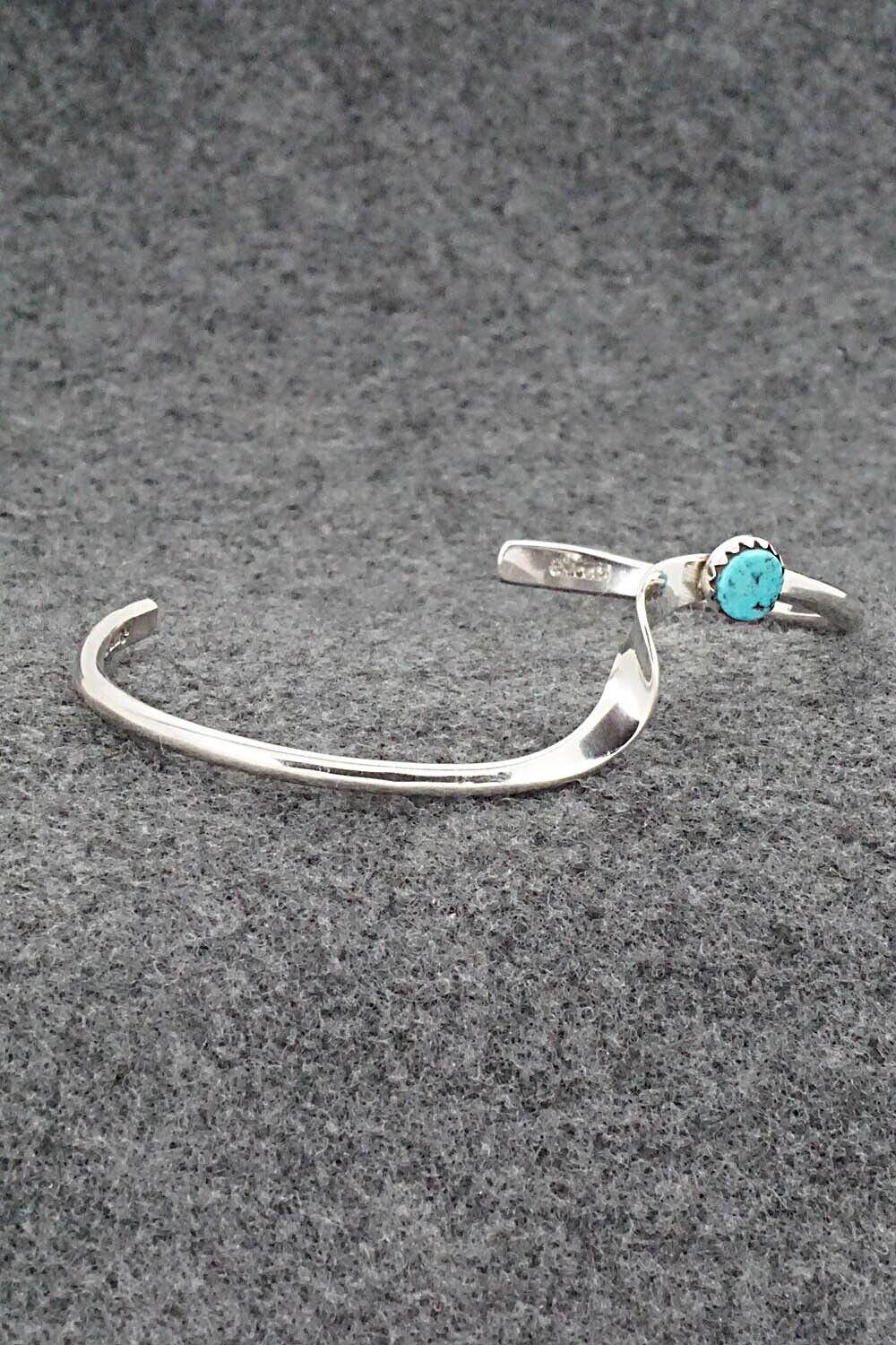 Turquoise & Sterling Silver Bracelet - Yolanda Skeets