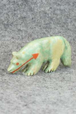 Wolf Zuni Fetish Carving - Andres Quandelacy