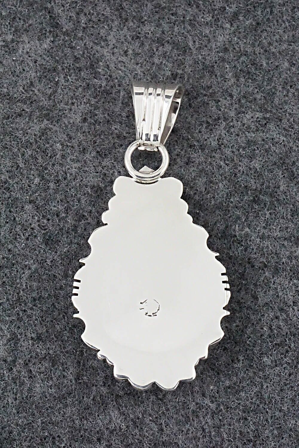 Turquoise and Sterling Silver Pendant - Daniel Benally