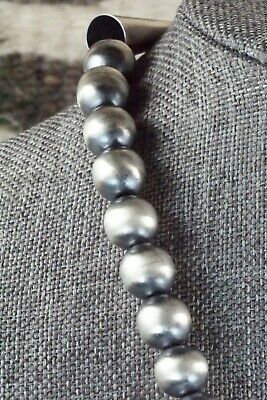 Turquoise & Sterling Silver Navajo Pearl Necklace - Jan Mariano