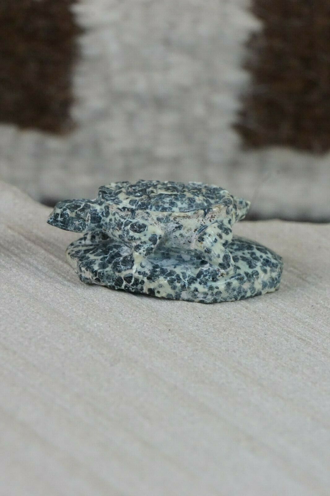 Turtle Zuni Fetish Carving - Lewis Malie Jr - High Lonesome Trading