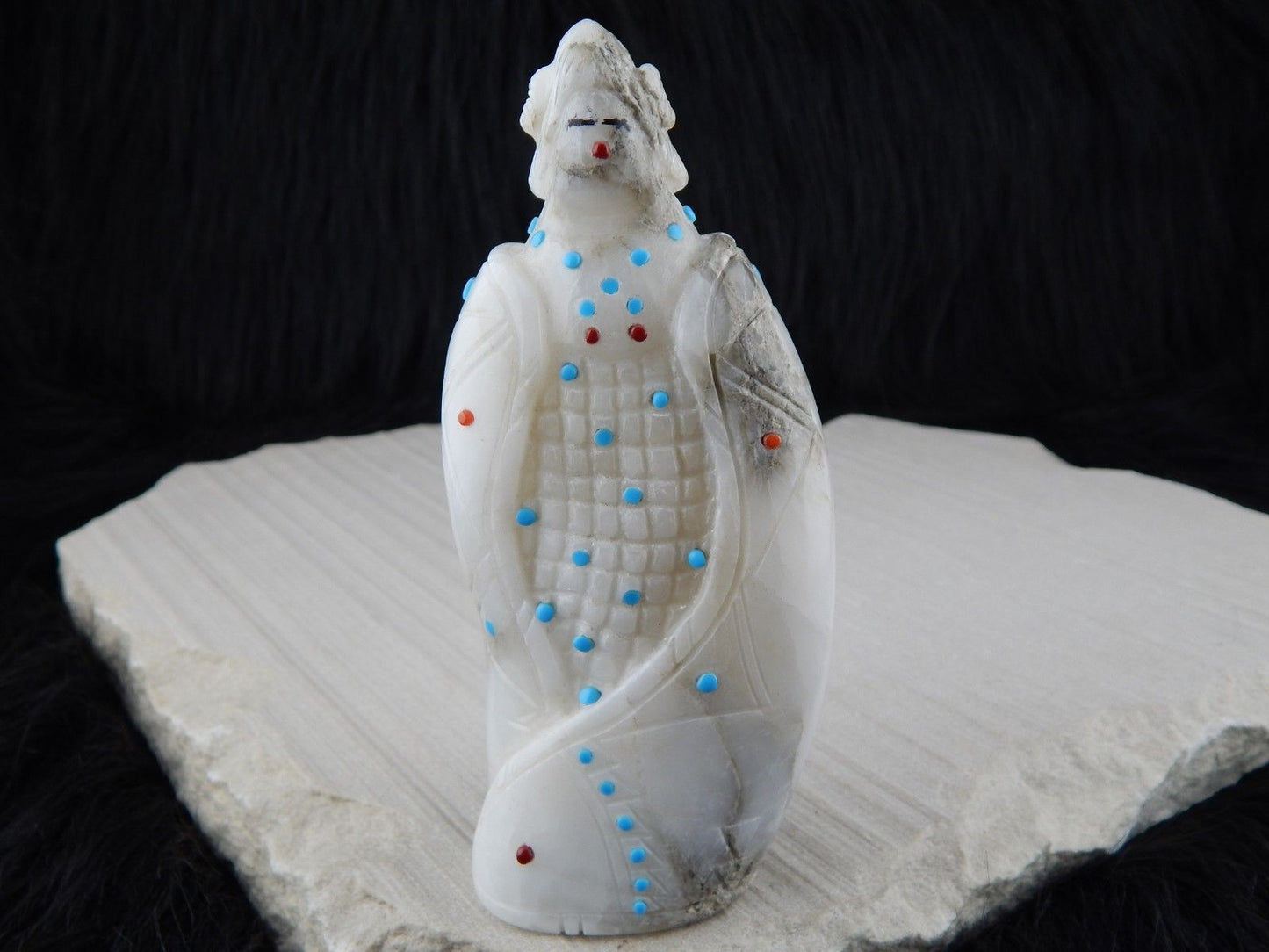 Corn Maiden Zuni Fetish Carving - Michael Laweka - High Lonesome Trading
