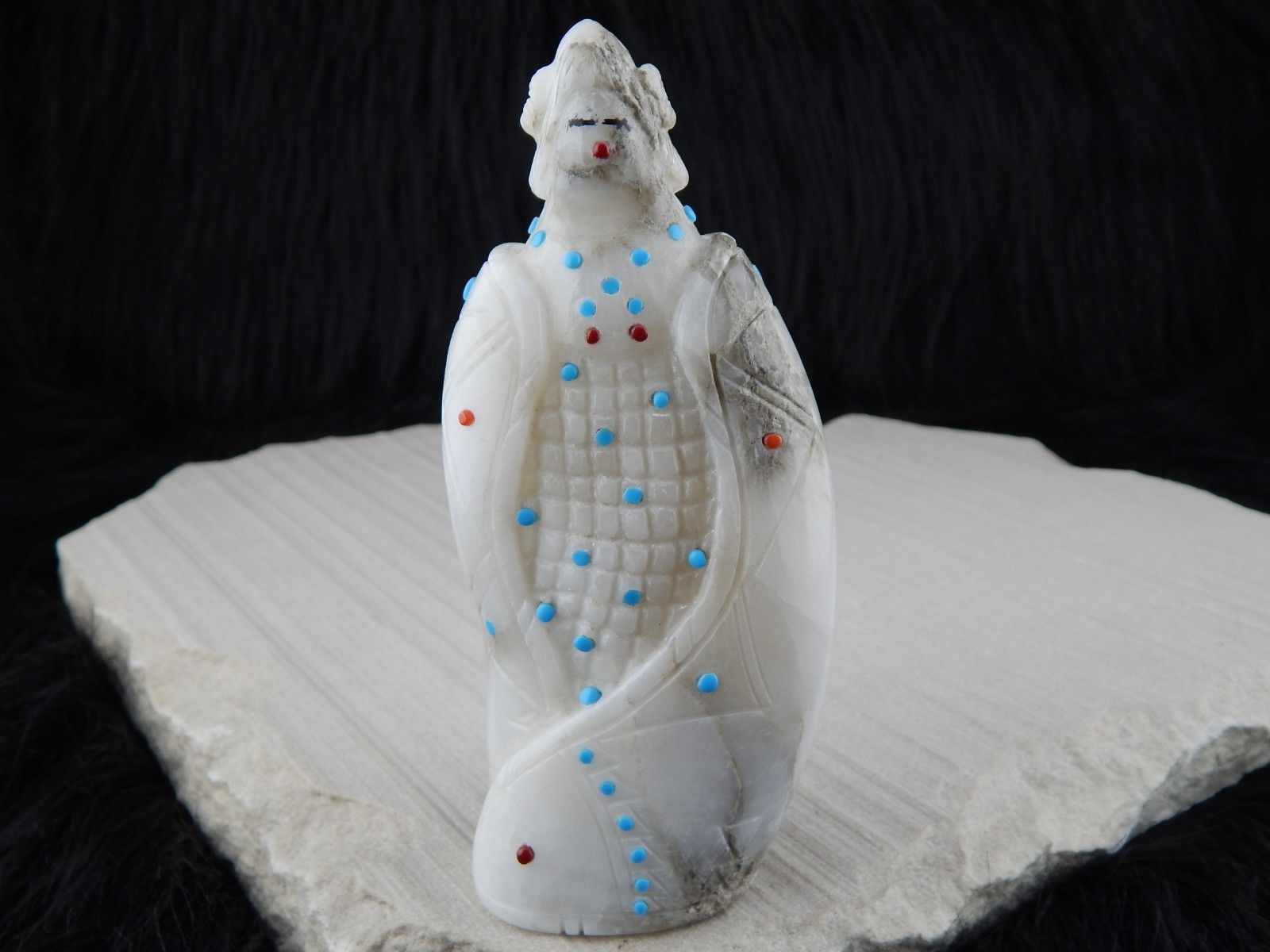Corn Maiden Zuni Fetish Carving - Michael Laweka - High Lonesome Trading