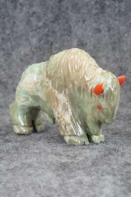 Buffalo Zuni Fetish Carving - Andres Quandelacy