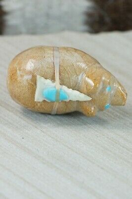 Bear Zuni Fetish Carving - Delvin Leekya