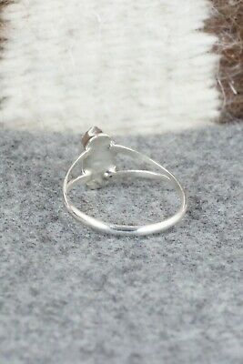 Spiny Oyster & Sterling Silver Ring - Robert Martinez - Size 9