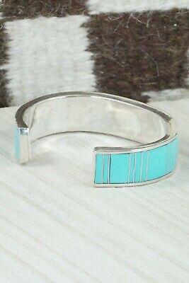 Turquoise & Sterling Silver Bracelet - Viann Haloo - High Lonesome Trading