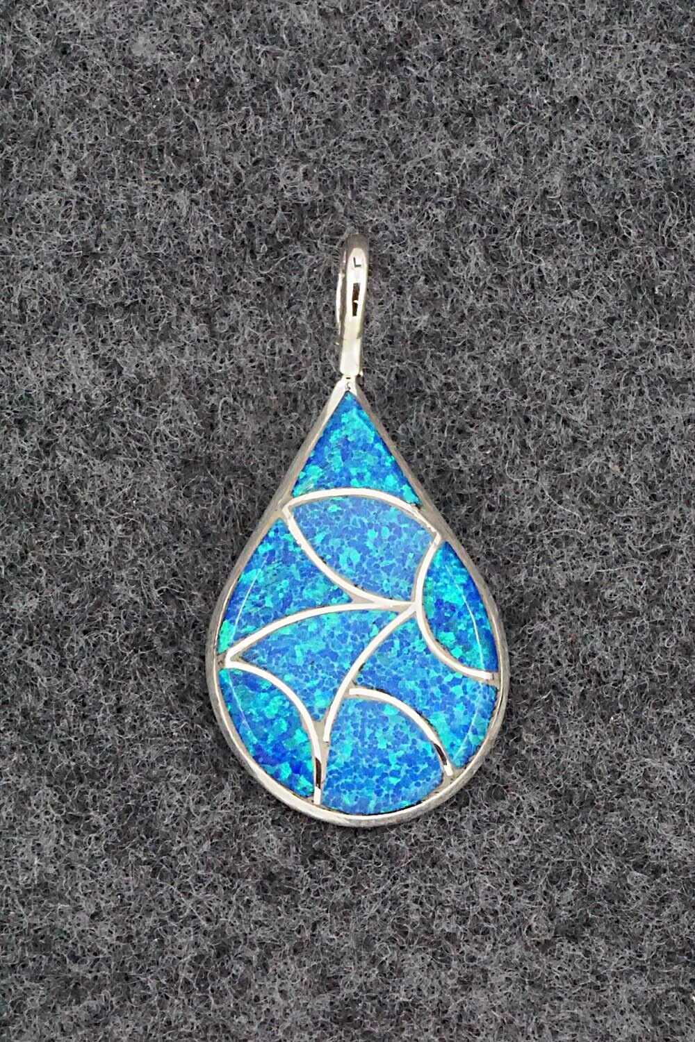 Opalite & Sterling Silver Pendant - Delorna Lahi