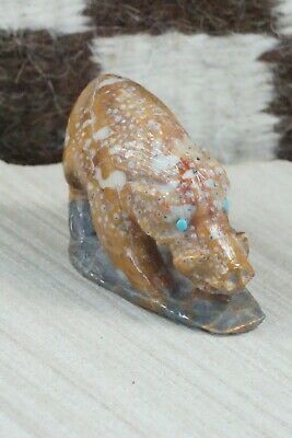 Hog Zuni Fetish Carving - Derrick Kaamasee