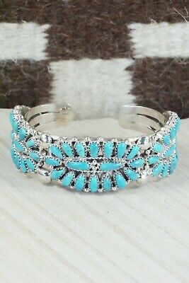 Turquoise & Sterling Silver Bracelet - Jaz Wilson