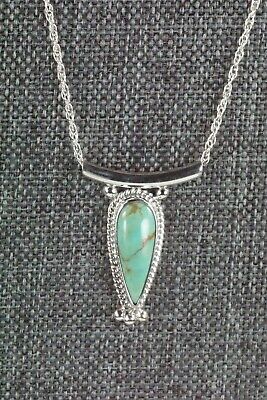 Turquoise & Sterling Silver Necklace - Sharon McCarthy