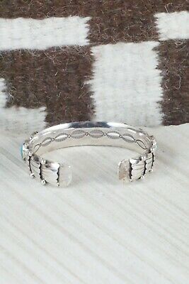 Turquoise & Sterling Silver Bracelet - Tom Lewis
